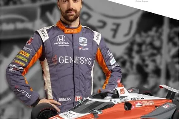 A PETRO-CANADA JAMES HINCHCLIFF torontói IndyCar pilóta Hivatalos Partnere
